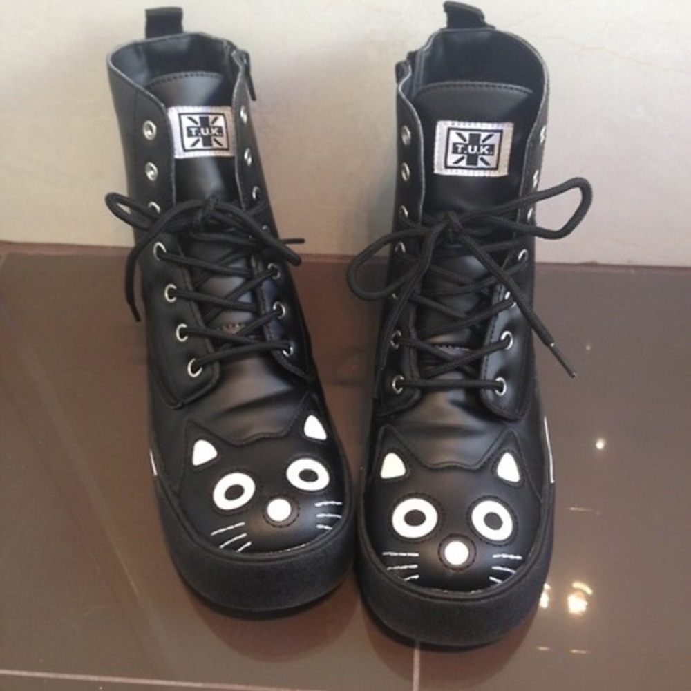 TUK Cat Combat boots NIB